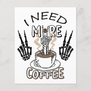 Jag behöver mer kaffe t-shirt Estetisk klänning Ka