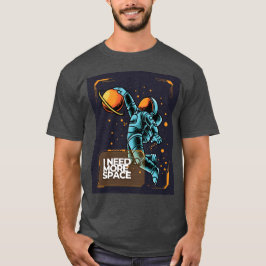Jag Behöver Mer Rymd Astronaut T-Shirt