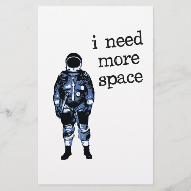Jag behöver mer rymdastronaut (Framsida)