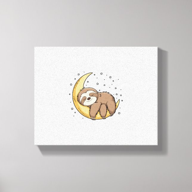 Jag behöver mer sömn canvastryck (Framsida)