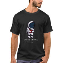 JAG BEHÖVER MER UTRYMME ASTRONAUT TSHIRT DESIGN