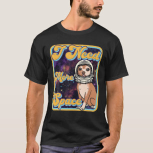 Jag behöver mer utrymme - roligt Retro Chihuahua A T Shirt