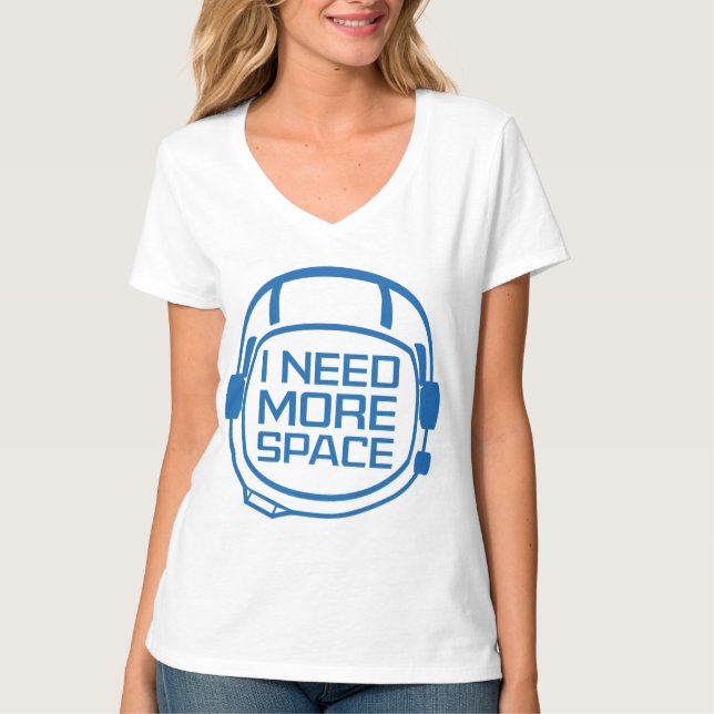 Jag behöver mer utrymme t shirt (Framsida)