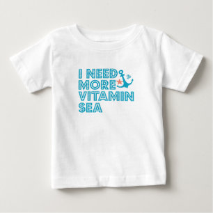 Jag behöver mer vitaminsjökunnig sommarstrumpgåva t shirt
