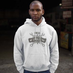 Jag behöver min Garage Time Hoodie