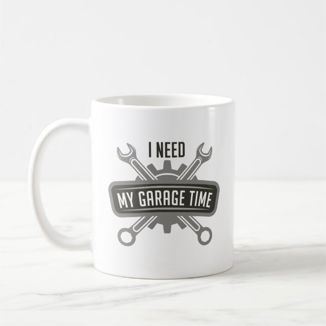 Jag behöver min Garage Time Kaffemugg (Vänster)