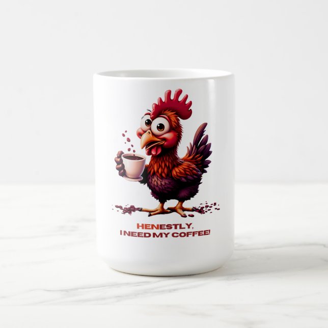 Jag behöver min kaffe kaffemugg (Center)