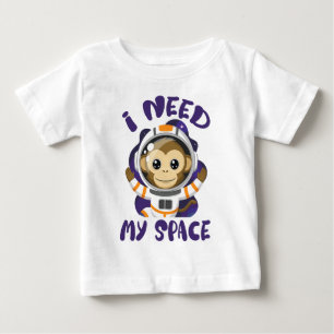 Jag Behöver Min Rymd Astronaut Apa Barn T Shirt