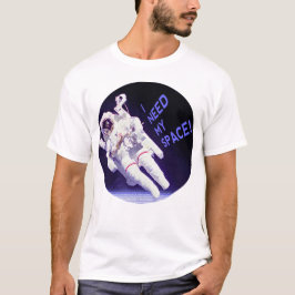 Jag behöver mitt space, cirkel t shirt