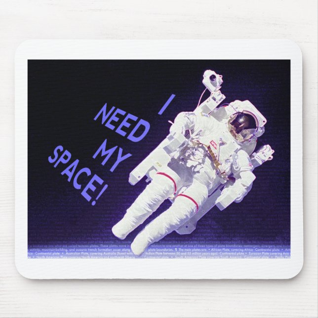 Jag behöver mitt space musmatta (Framsidan)