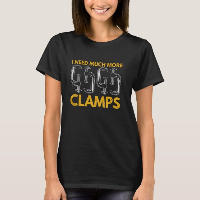 Jag behöver mycket fler lampor - Carpentry Verktyg T Shirt (Framsida)