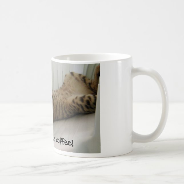 Jag behöver något kaffe! kaffemugg (Höger)