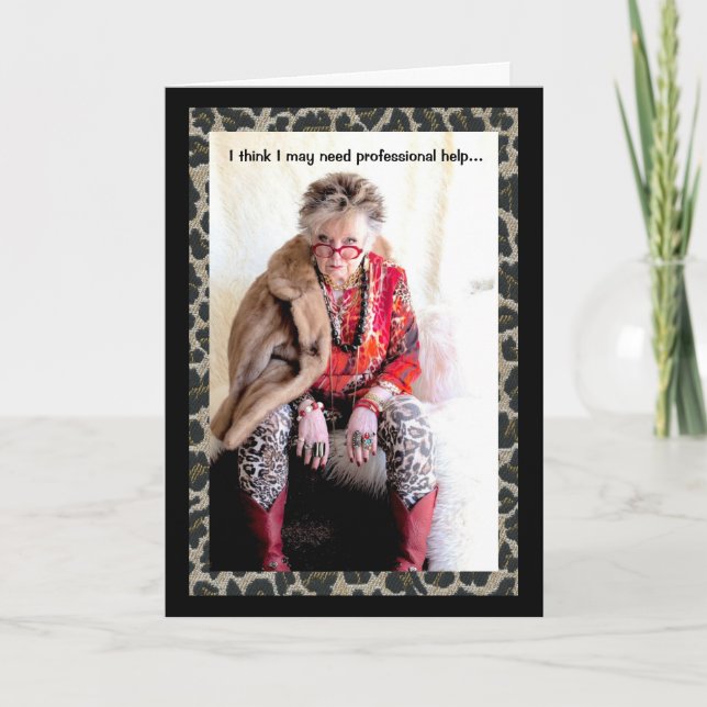 Jag behöver professionell för humorisont kort (Framsida)