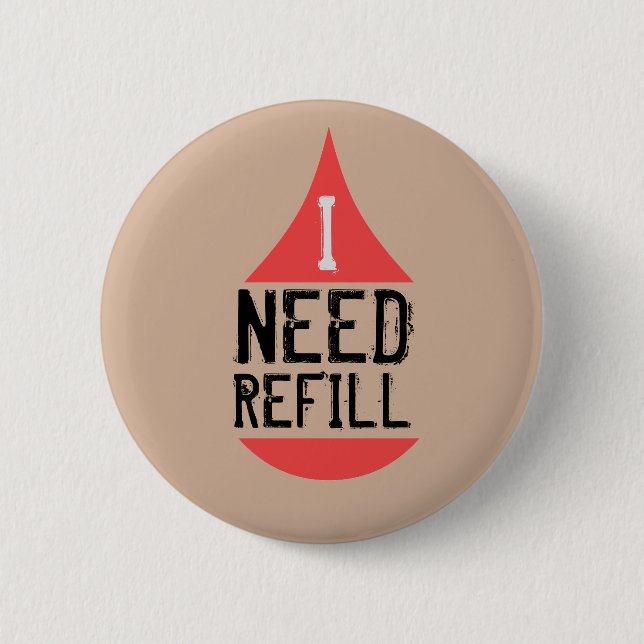 JAG BEHÖVER REFILL Red Knapp (Framsida)