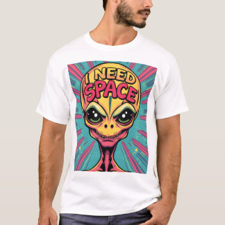Jag behöver rymd Alien T Shirt