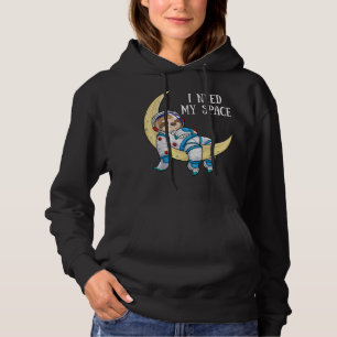 Jag behöver rymden Sloth Astronaut Måne Galaxy Out T Shirt