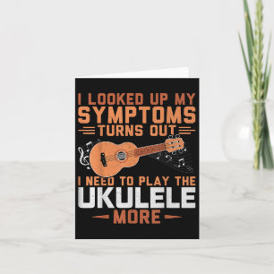 Jag behöver spela Ukulele mer - Uke Älskare Ukulel Kort