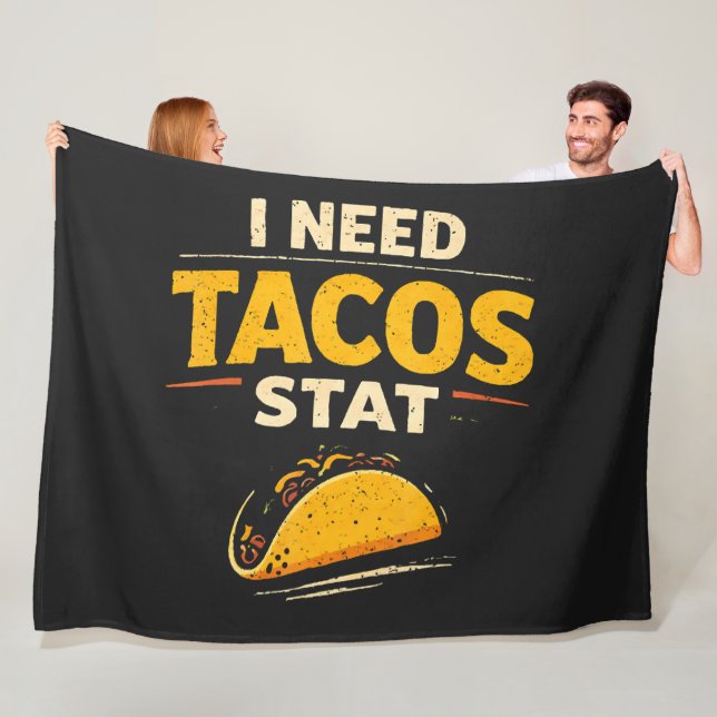 Jag Behöver Tacos Nu Fleecefilt (På plats)