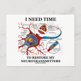 Jag behöver tid att återställa mina neurotransmitt vykort