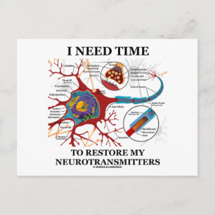 Jag behöver tid att återställa mina neurotransmitt vykort
