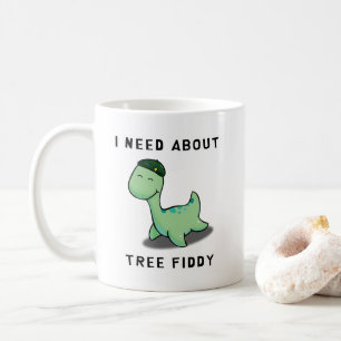 JAG BEHÖVER TRÄD FIDDY - LAND NESS MONSTER KAFFEMUGG
