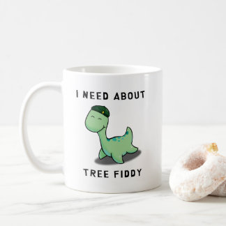 JAG BEHÖVER TRÄD FIDDY - LAND NESS MONSTER KAFFEMUGG