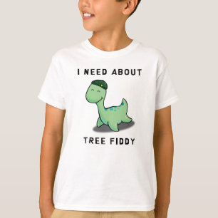 JAG BEHÖVER TRÄD FIDDY - LAND NESS MONSTER T SHIRT