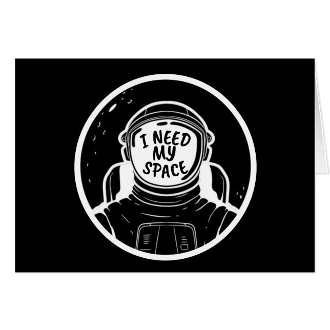 JAG BEHÖVER UTRYMME HÄLSNINGSKORT (Framsidan Horizontal)