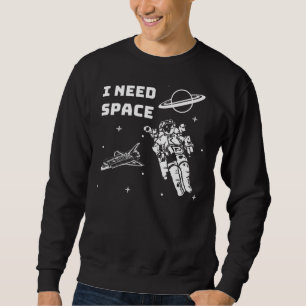 Jag behöver utrymmesGeek Lång Ärmad Tröja