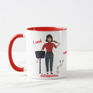Jag behöver våldsininspiration. T-Shirt Mugg