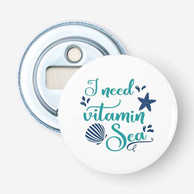 jag behöver vitamin hav flasköppnare (Framsidan)