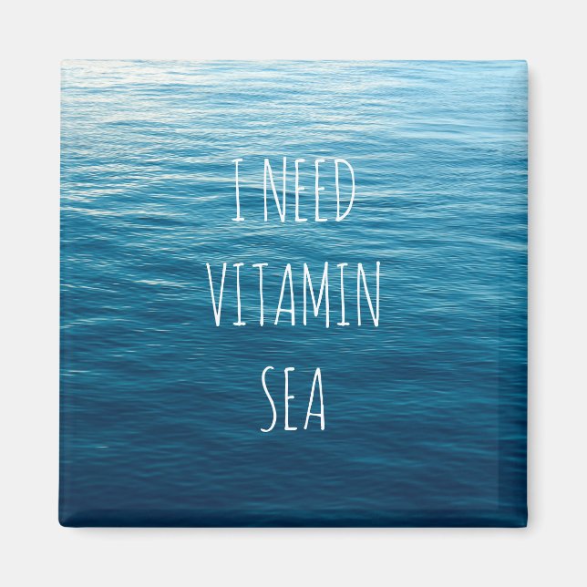 JAG BEHÖVER VITAMIN SEA MAGNET (Framsidan)