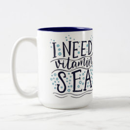 Jag behöver vitamin Sea Mugg