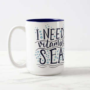 Jag behöver vitamin Sea Mugg