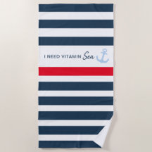 Jag behöver vitamin Sea Nautical Rand Anchor