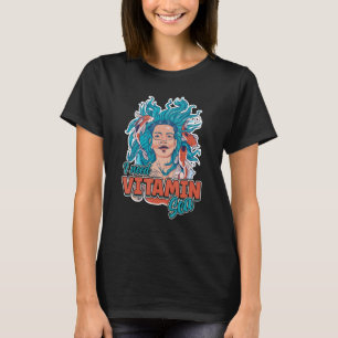 Jag behöver vitamin Sea Ocean Wave Koi Fish Summer T Shirt