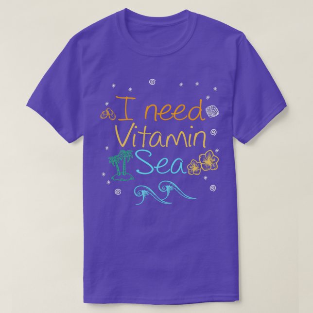 JAG BEHÖVER VITAMIN SEA T SHIRT (Design framsida)