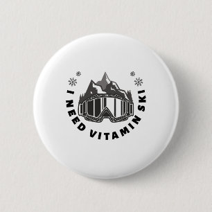 Jag behöver vitamin Ski Knapp