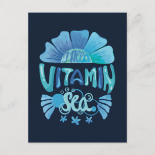 Jag behöver vitaminhav: Havets anrop Vykort