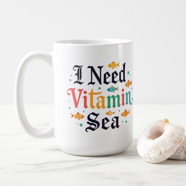 Jag behöver vitaminhav kaffemugg (Med munk)