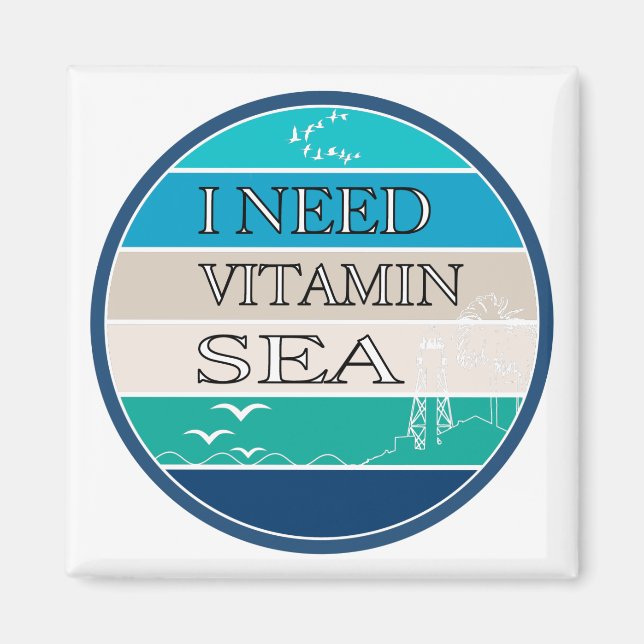 Jag behöver vitaminhav magnet (Framsidan)
