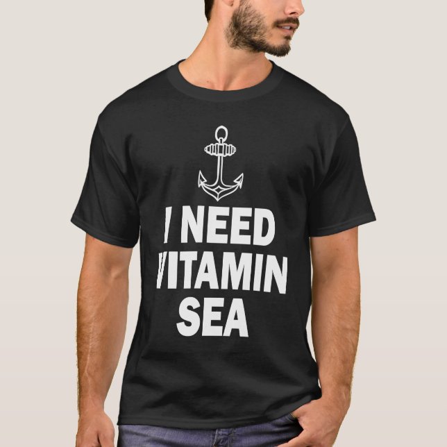 Jag behöver vitaminhav t shirt (Framsida)