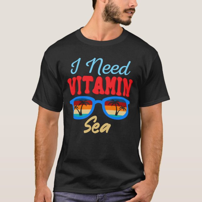 Jag behöver vitaminhav t shirt (Framsida)