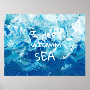 Jag behöver vitaminhavs-/havsoffert poster