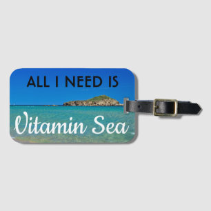 Jag behöver vitaminhavssköldpaddor på stranden vat bagagebricka
