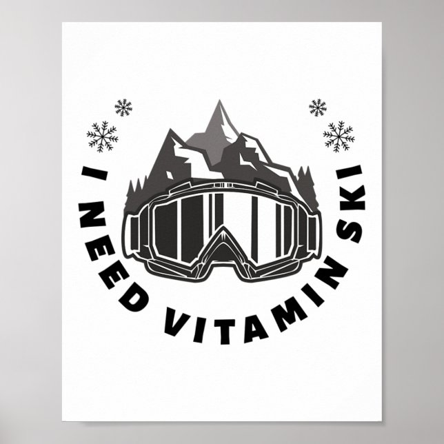 Jag behöver vitaminskidor  poster (Framsidan)