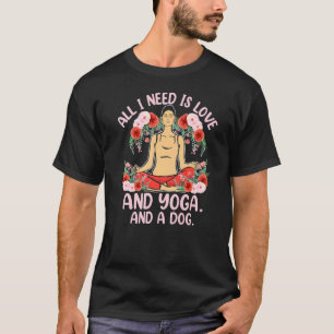 Jag behöver Yoga Hund Meditation Reiki Master Yo T Shirt