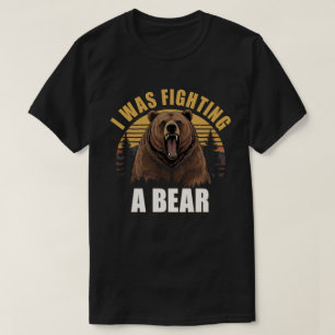 Jag Bekämpade En Björn Roligt Skada Återhämtningsp T Shirt