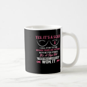 Jag bekämpar bröstcancer N Won Breast Cancer Aware Kaffemugg