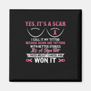 Jag bekämpar bröstcancer N Won Breast Cancer Aware Magnet